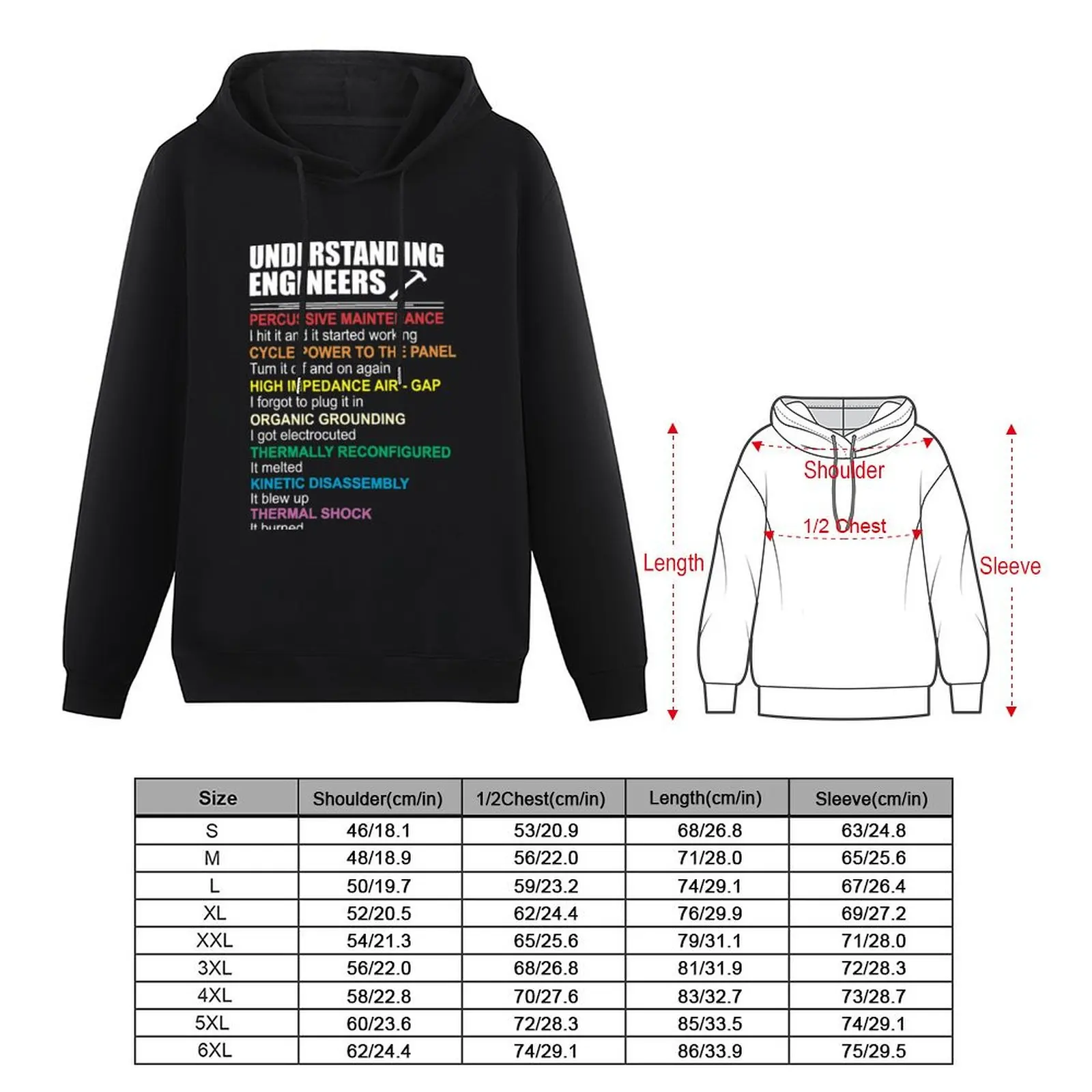 Understanding Engineers Pullover Hoodie korean style clothes men wear men clothes man hoodie