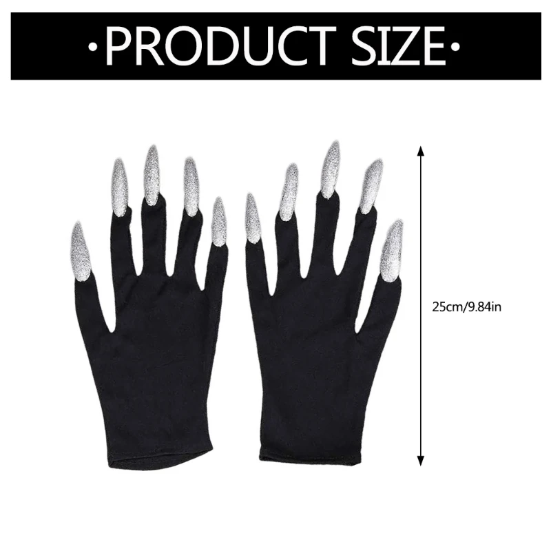 Halloween Horrific Demons Gloves Adults Teens Gloves Funny Fancy Dress Mittens image 6