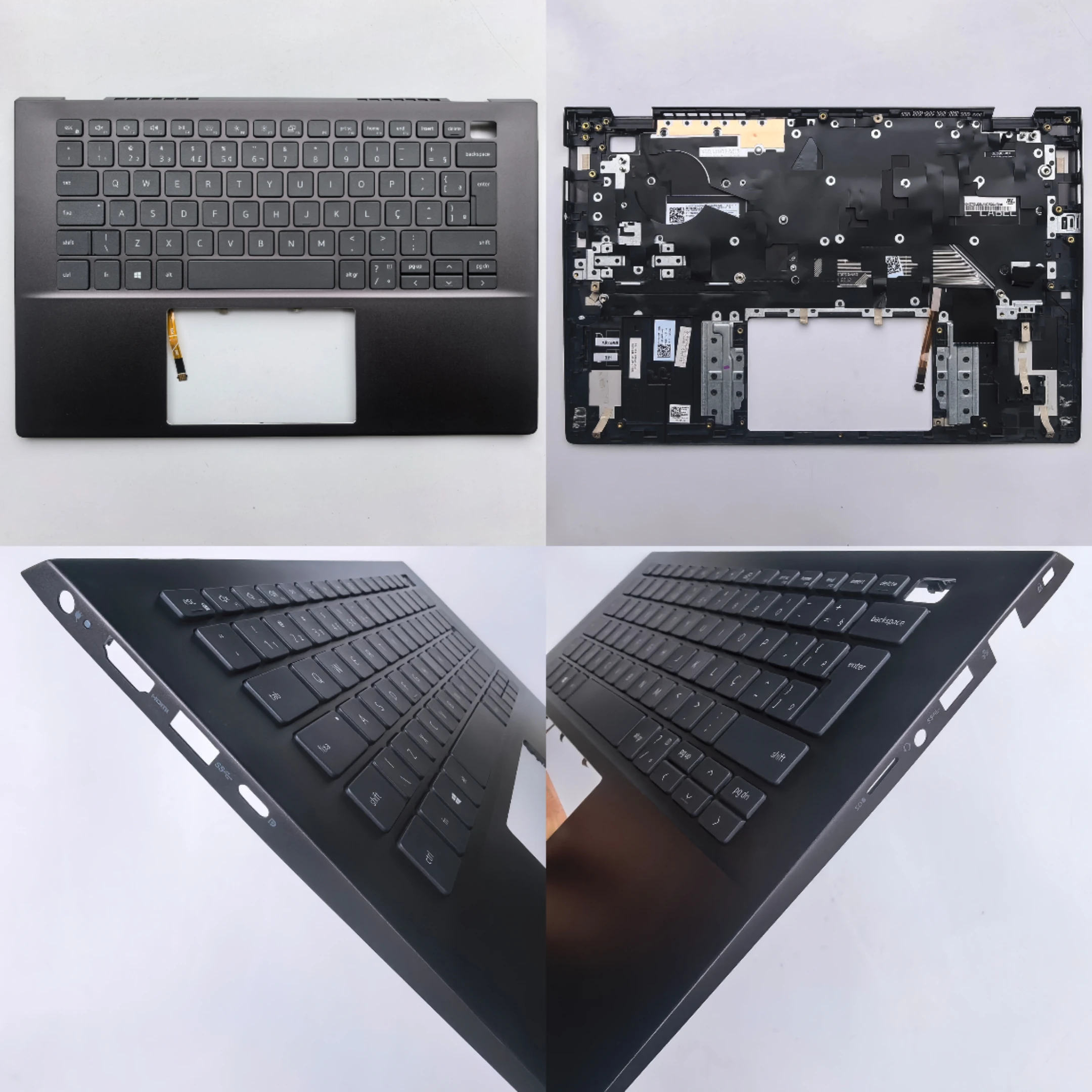 

BR раскладка новая крышка упора для рук ноутбука с клавиатурой для DELL Vostro 14 V5401 V5402