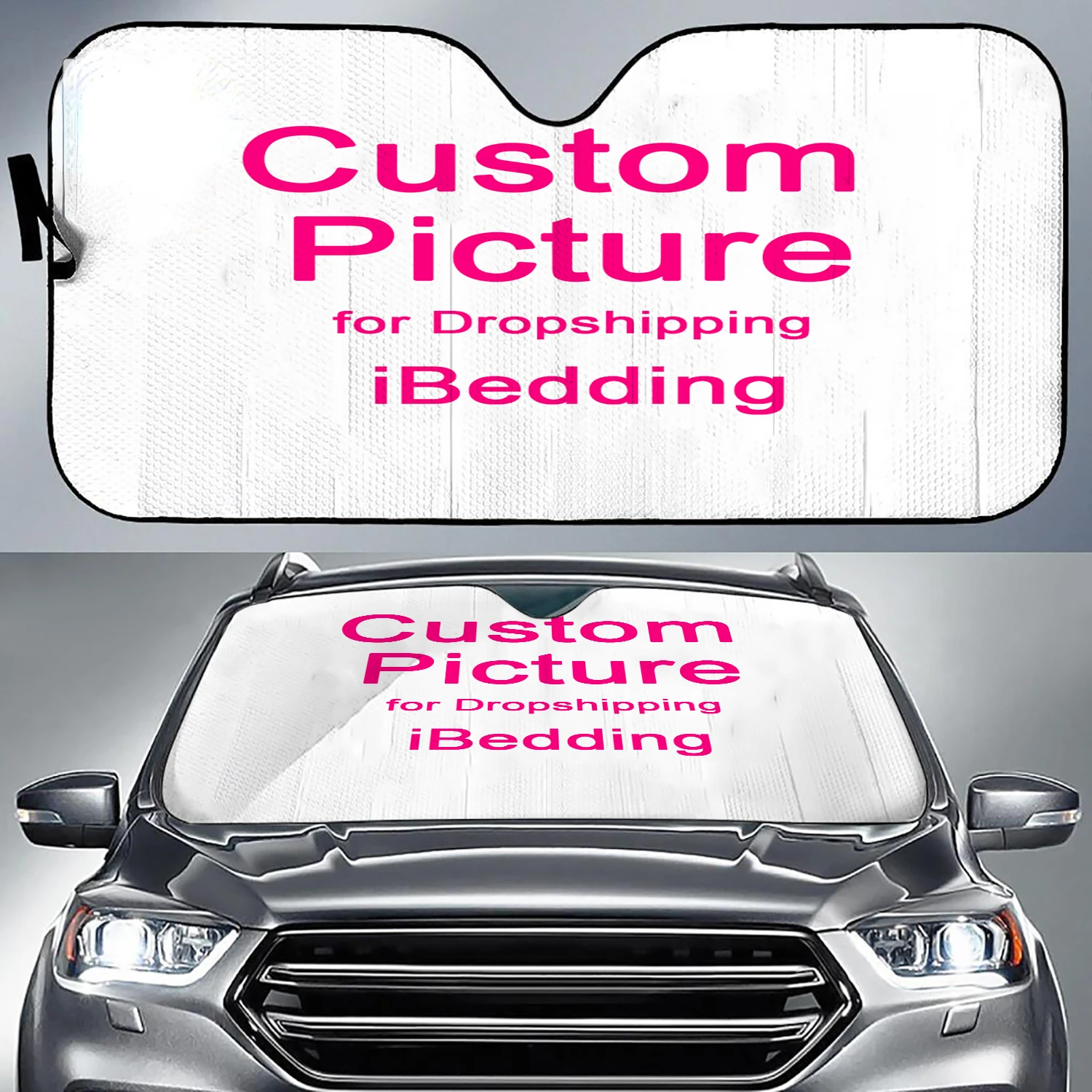 Custom Embedded Car Sunshade Sunscreen Film Car Sunshade Pod Car Universal Windshield Sunshade