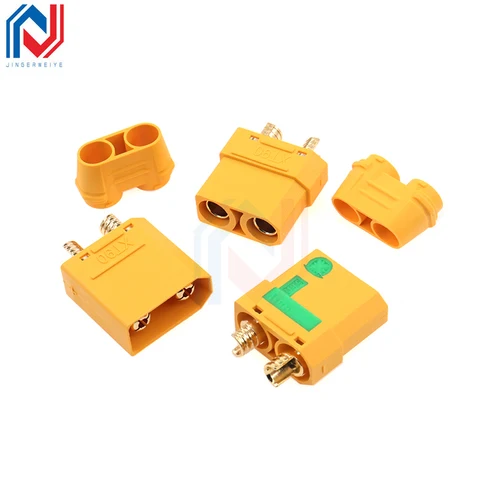 Imagen 2 del producto Conector macho y hembra Xt90, modelo de avión, conector de batería de litio, ajuste eléctrico Xt90s, enchufe de Cable chapado en oro