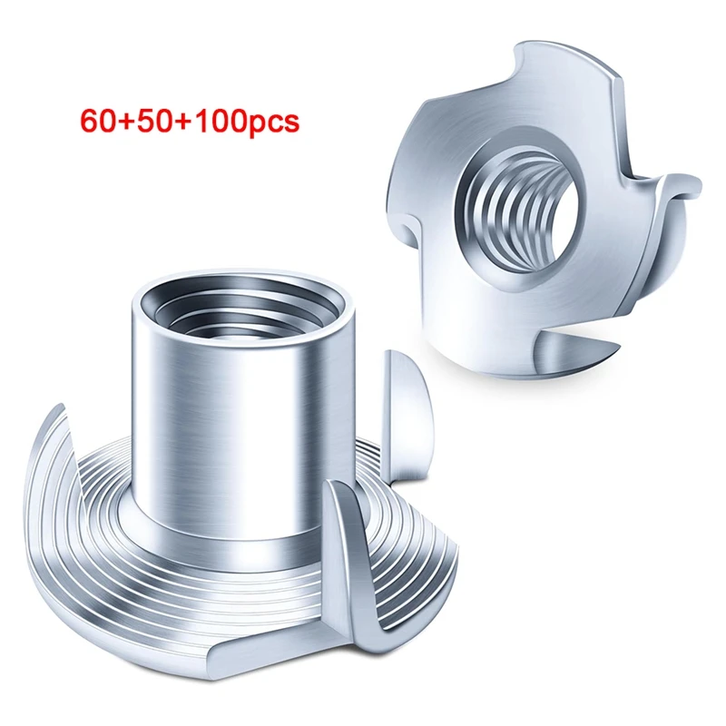 AT69 -Nuts,T-Nuts,4-Claw Nuts For Bolts And Rod Casters,Hardware Nuts