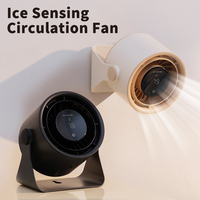 New USB Small Fan Mini Office Dormitory Desktop Fan Silent High Wind Air Recirculation Fan with 5-Speed Adjustment