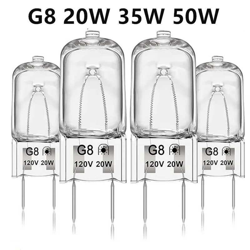 

10PCS G8 20W 35W 50W LED Inserted Beads Crystal Lamp Eco Halogen Light Bulbs Energy Efficient Replacement for Halogen Bulb
