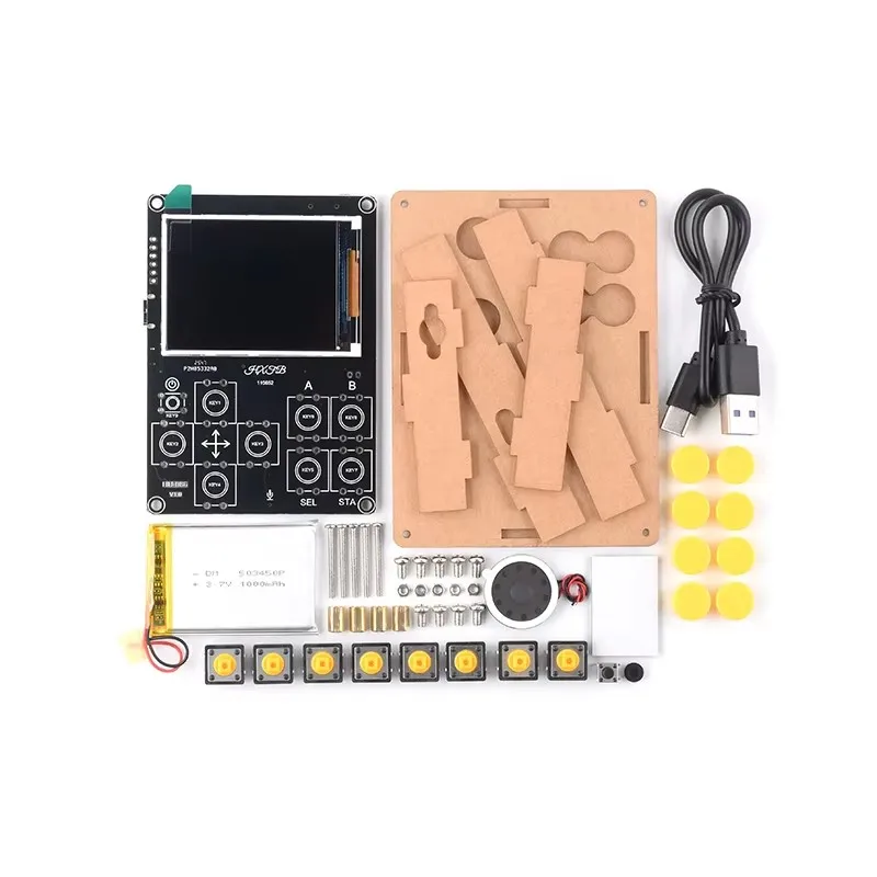 Multi-Function Handheld Game Console, Clock, Music Spectrum, Xiaozhi AI Robot, Solder Practice