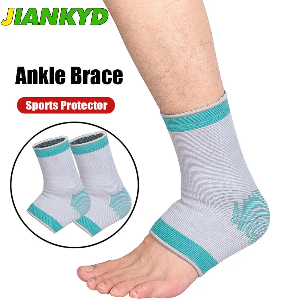 Ankle Brace Support Compression Sleeve for Sprained Ankle, Helps With Achilles Tendonitis Injury Recovery, Swelling or Heel Pain