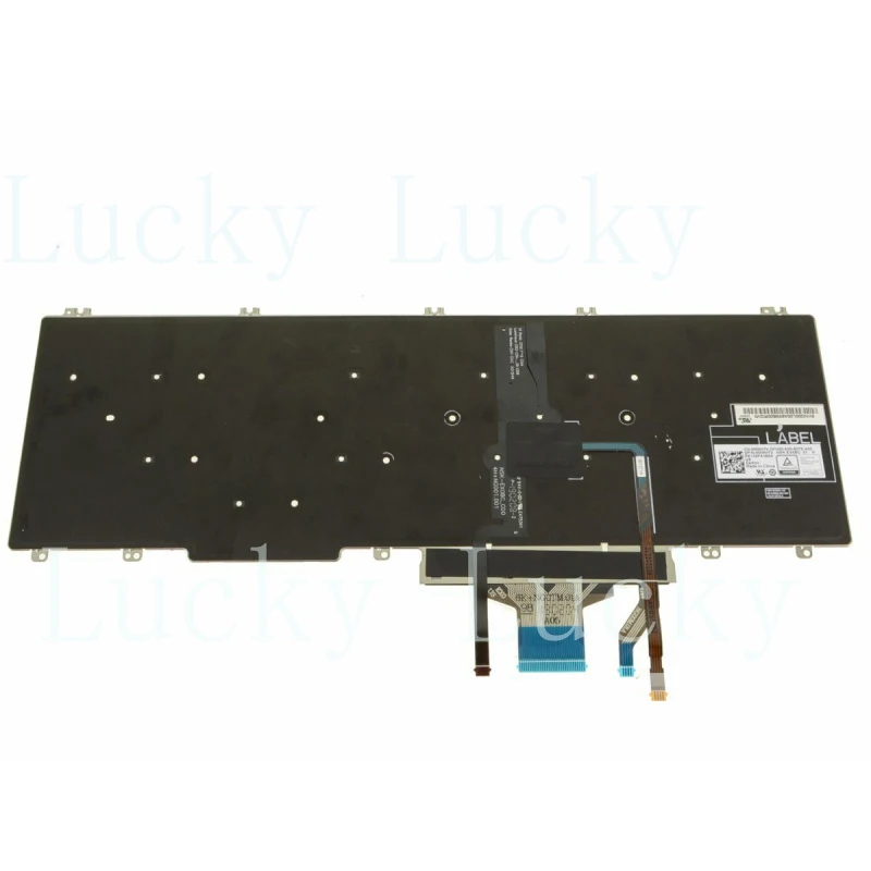 f  0MMH7V FOR DELL Latitude 5500 Precision 3540 Laptop Dual Point Backlit Keyboard