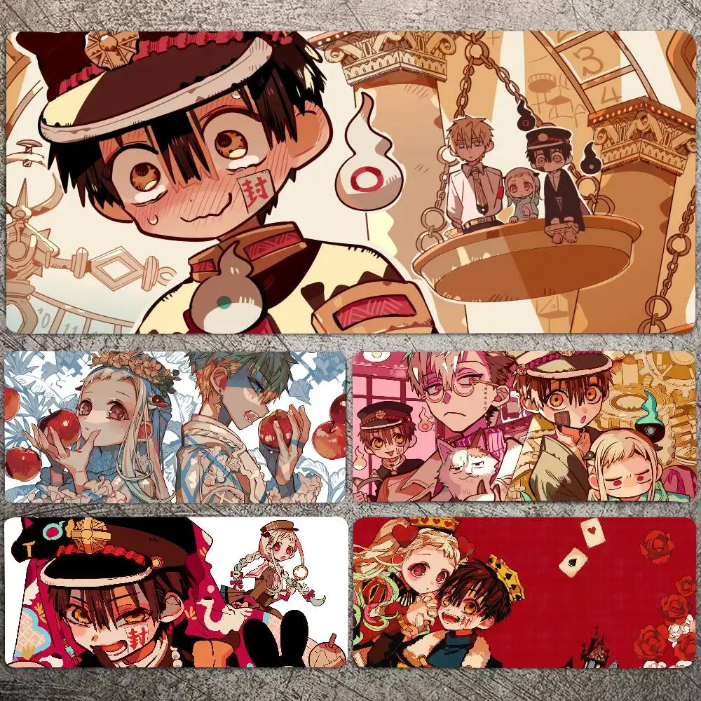 Anime Toilet B-Bound H-Hanako Kun Mousepad Non-slip Suitable For Office Computers Laptops E-sports Game Desk Mats XXL Keyboard