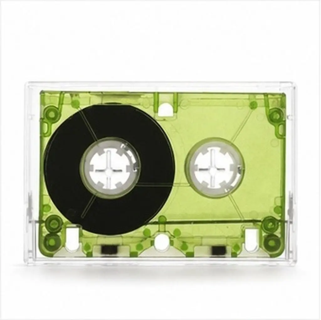 Blank Cassette Tape 40-60 Minutes High Frequency Recordable Empty Audio Tape Speech Birthday Cassette Recording Green