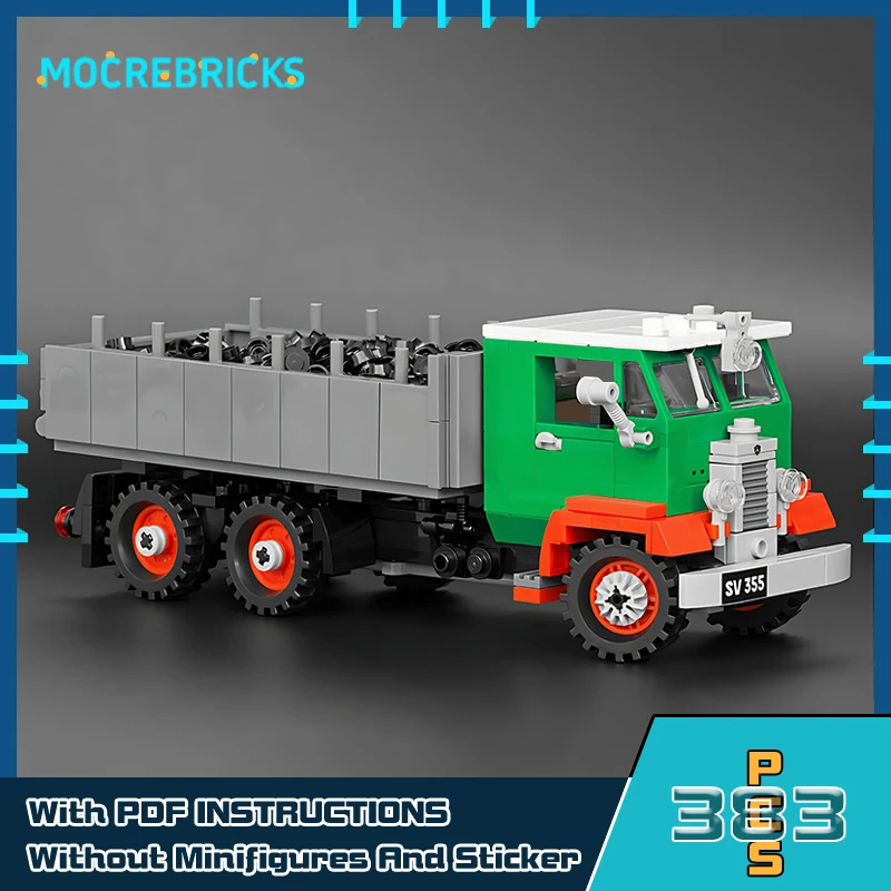 Stedelijk Vrachtvervoer Voertuig Bouwstenen Engineering Truck Model Diy Creatieve Bakstenen Educatief Speelgoed Kinderen Puzzel Cadeau