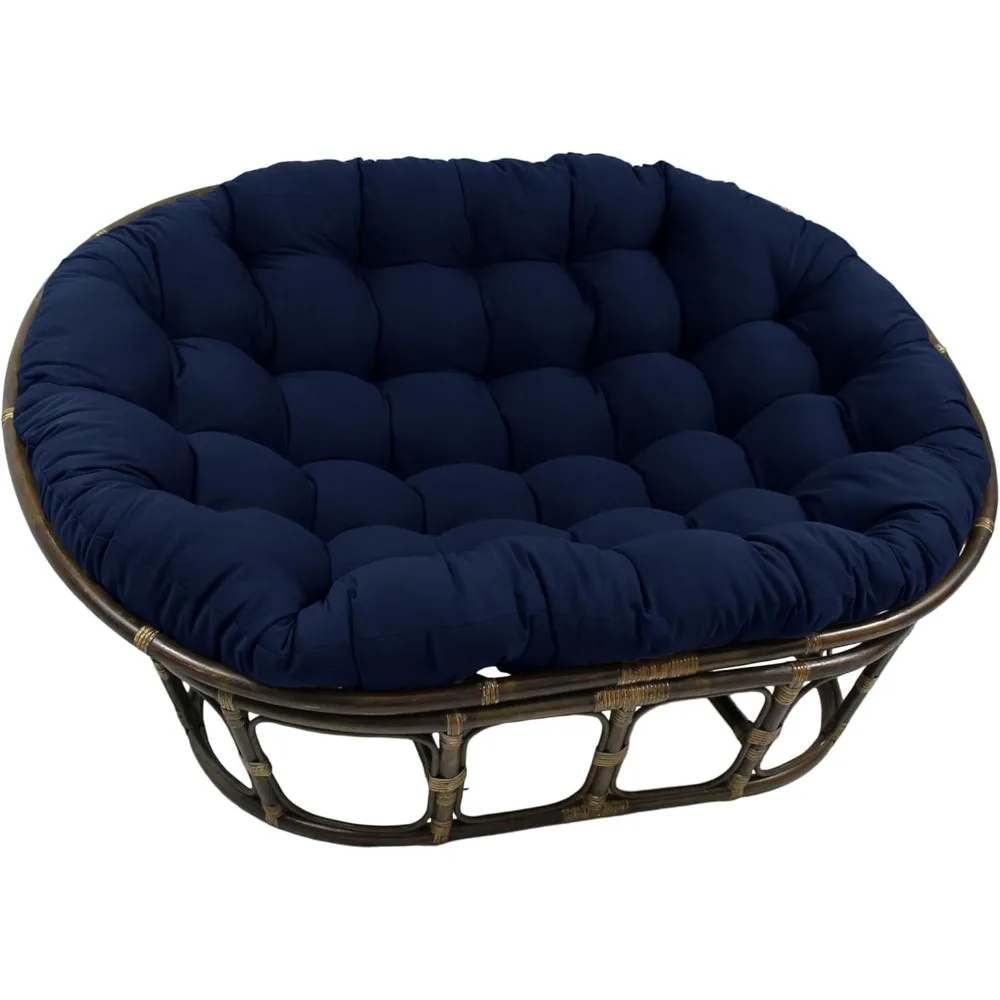 

Twill Double Papasan Cushion, 1 Count (Pack of 1), Navy