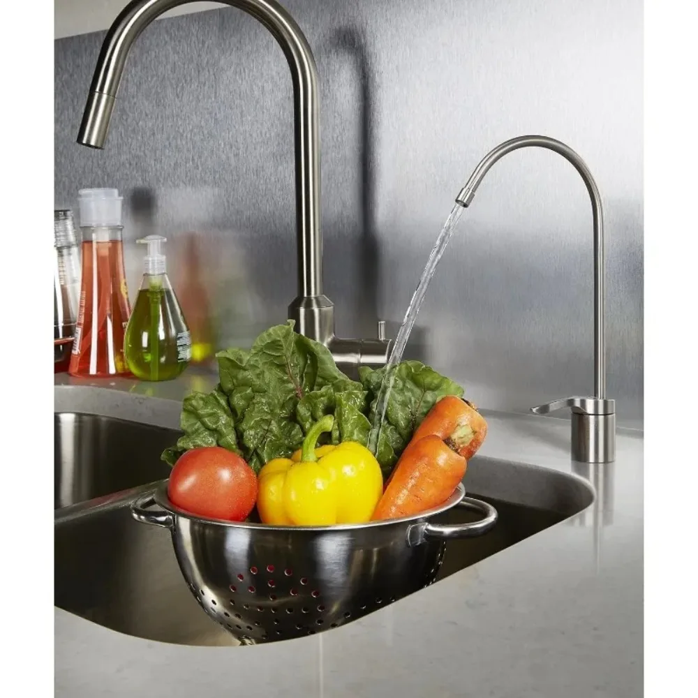 ترشيح تحت الحوض والكونترتوب - نظام التناضح العكسي الارتوازي TMAFC-ERP Artesian، نسبة نفايات 1:1، كربون حفاز 8.5 بوصة