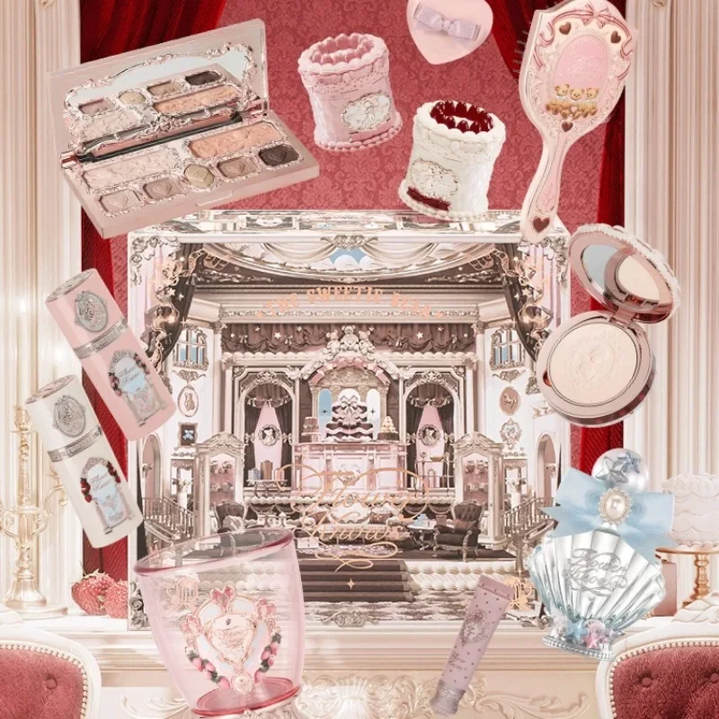 フラワーノーズ スウィートハート メイクアップ ギフトボックス 口紅 チーク アイシャドウ リップグロス クリスマスギフトボックス 友達へのプレゼント フラワーノーズ ビューティー