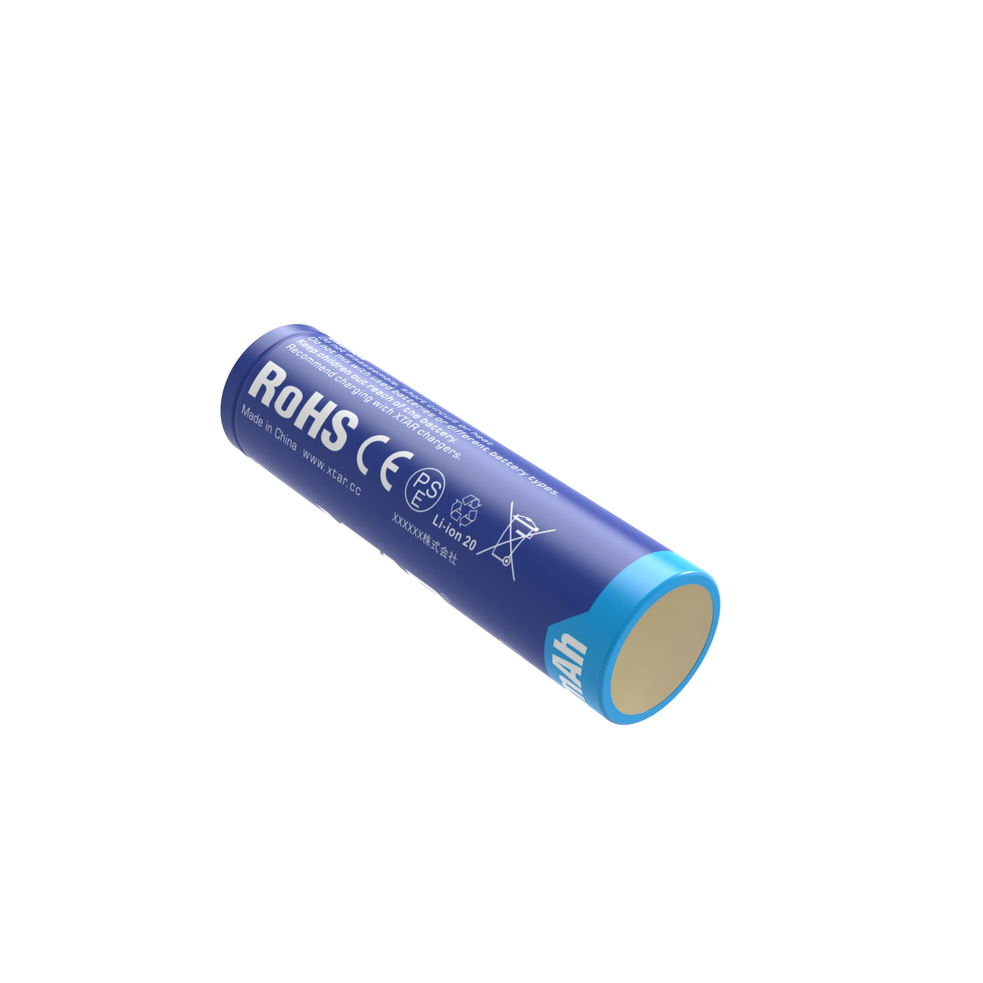 Imagem -04 - Baterias Li-ion Recarregáveis Xtar com Placa de Proteção 18650 3500mah Corrente de Descarga Máxima 10a 3.6v Pcs