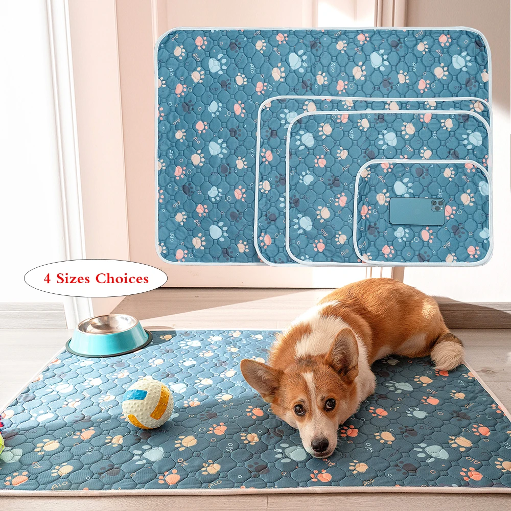 Reusable Dog Pee Pad Blanket Absorbent Diaper Washable Training Pad Pet Bed Urine Mat Anti Slip Design Pads Pet Supplies