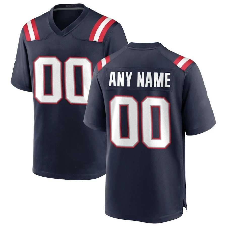 

Custom Kids Men Women Stitched New England American Football Jersey Drake Maye Gonzalez Shirts