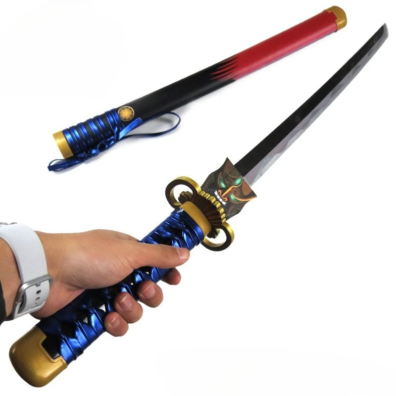 81cm/31.89in Valorant Miecze Samurajskie Akcesoria do Gry Model Broni Rekwizyty Cosplay Bambus Onimaru Kunitsuna Ozdoby Zabawki Plenerowe