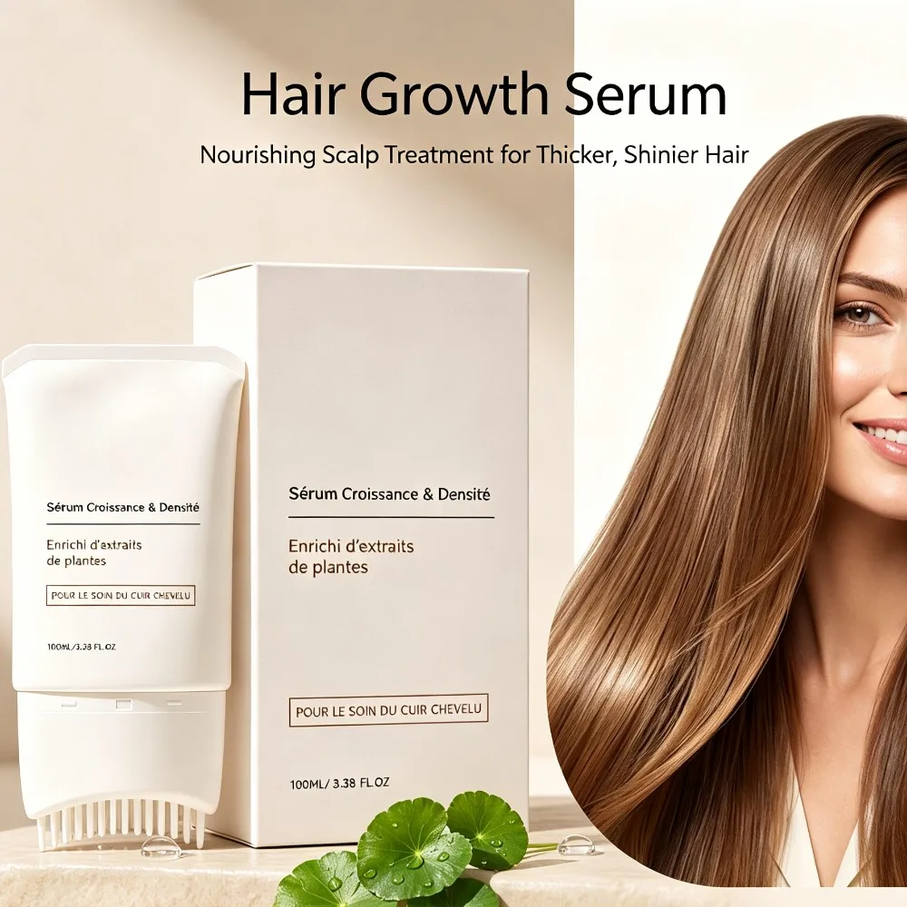 Nourish Hair Serum With Comb Volumizing Refreshing Strengthening Scalp Hair Growth Massager Long-lasting Hair Care Essence New