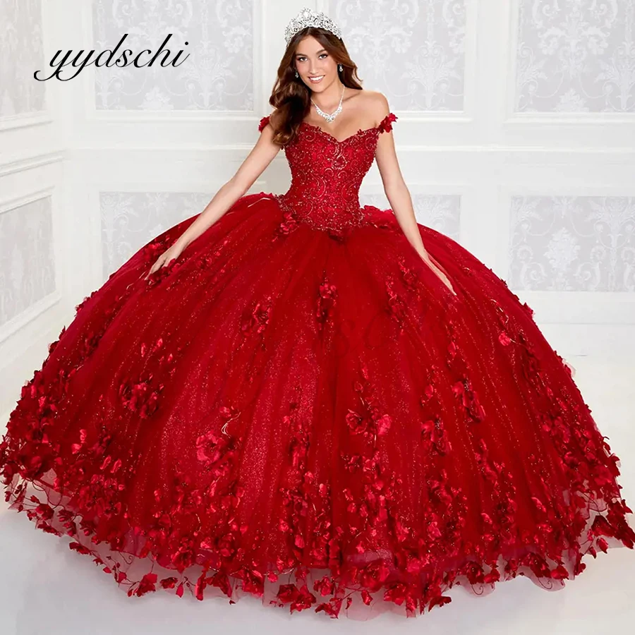 

Burgundy Prom Dress Party Elegant Sequine Shiny Sexy Applique Evening off the Shoulder Dresses for Women Beading 2025 Ball Gown