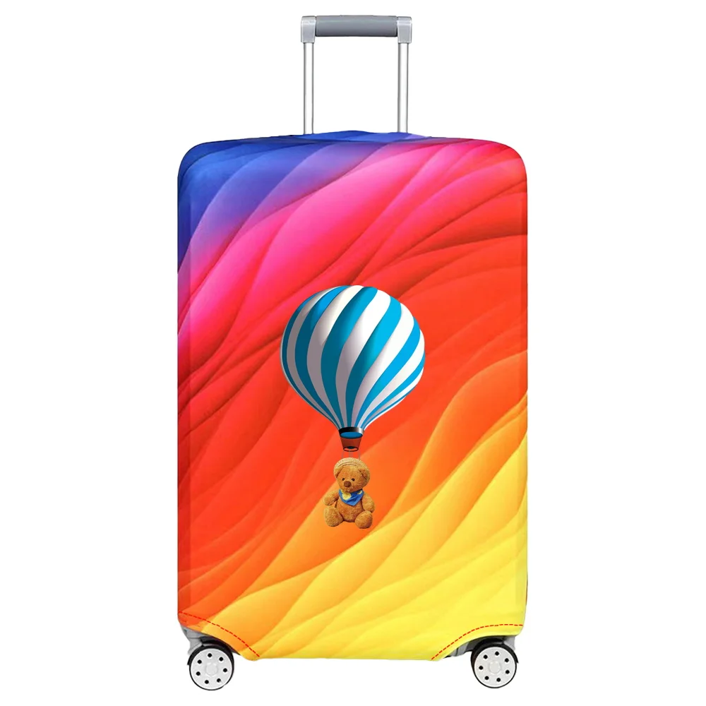 Luggage Cover Stretch Fabric Suitcase Protector Case 3D Pattern Series Pull Rod Baggage Dust Case Covers for18-32 Inch Suitcase