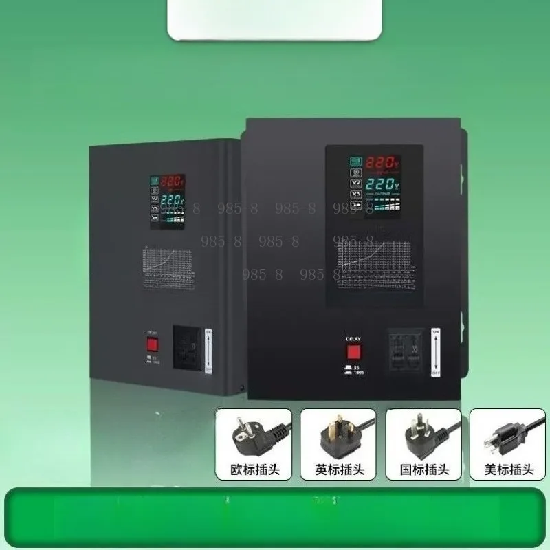 Digital Display Automatic Voltage Regulating Power Supply, 5kVA Relay Type Household Stabilizer with Overload Protection