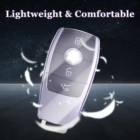 Key Case Cover For Mercedes W212 W213 W205 GLC GLB C/E/A/B/S Class A200 C260 E260 E300 CLA W220 W221 X253 For AFFALTERBACH AMG 6 best sales mercedes benz cla 200 accessories - №4