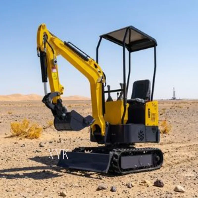 Picture 3: FOB Price Deposit HT10B Crawler Mini Excavator Household Farm Ditching Tree Root Digging Construction Equipment