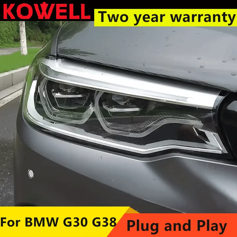 

Автомобильные фары для BMW G30 G38 F90 525I 530I светодиодный ные фары 2018-2021, передняя лампа Drl, Проекционные линзы, автомобильные аксессуары