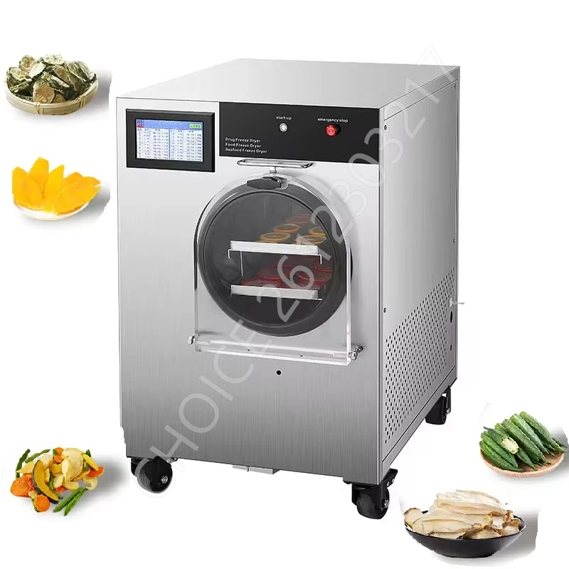 

Automatic Food Dried Milk Tablets Freeze Dryer Strawberry Blueberry Fruit Vegetable Vacuum Freezing Drying Maker for Home Use