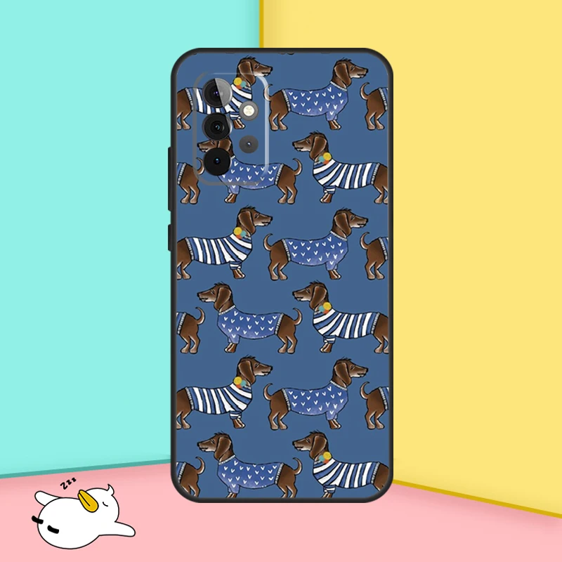 Dachshund Teckel Dackel Dog Phone Case For Samsung Galaxy A15 A25 A35 A55 A53 A33 A13 A52 A32 A12 A51 A71 A14 A34 A54