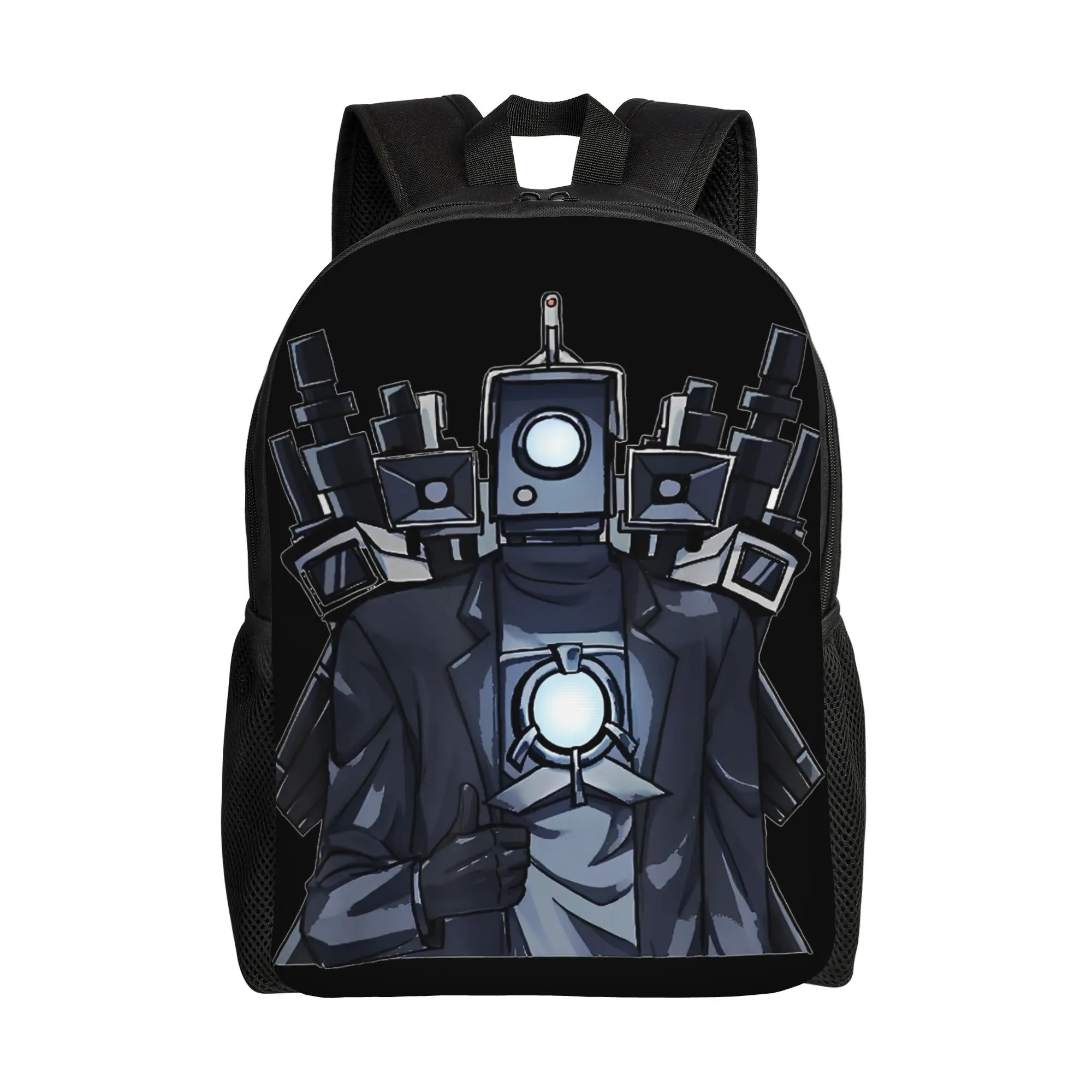 

Рюкзак Skibidi Toilet Birthday Boy Speakerman Cameraman - Tvman, стильный студенческий деловой рюкзак, сумка для ноутбука, сумка через плечо для активного отдыха