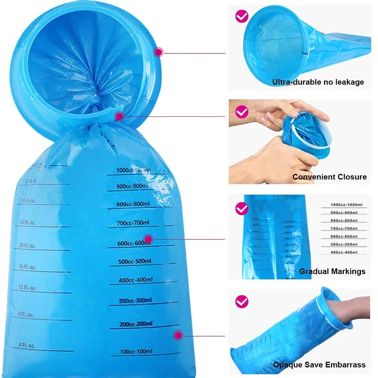 20Pcs 1000ML Portable Disposable Travel Car Airplane Motion Sickness Nausea Vomit Cleaning Bag Clean Eco-Friendly Plastic Bag