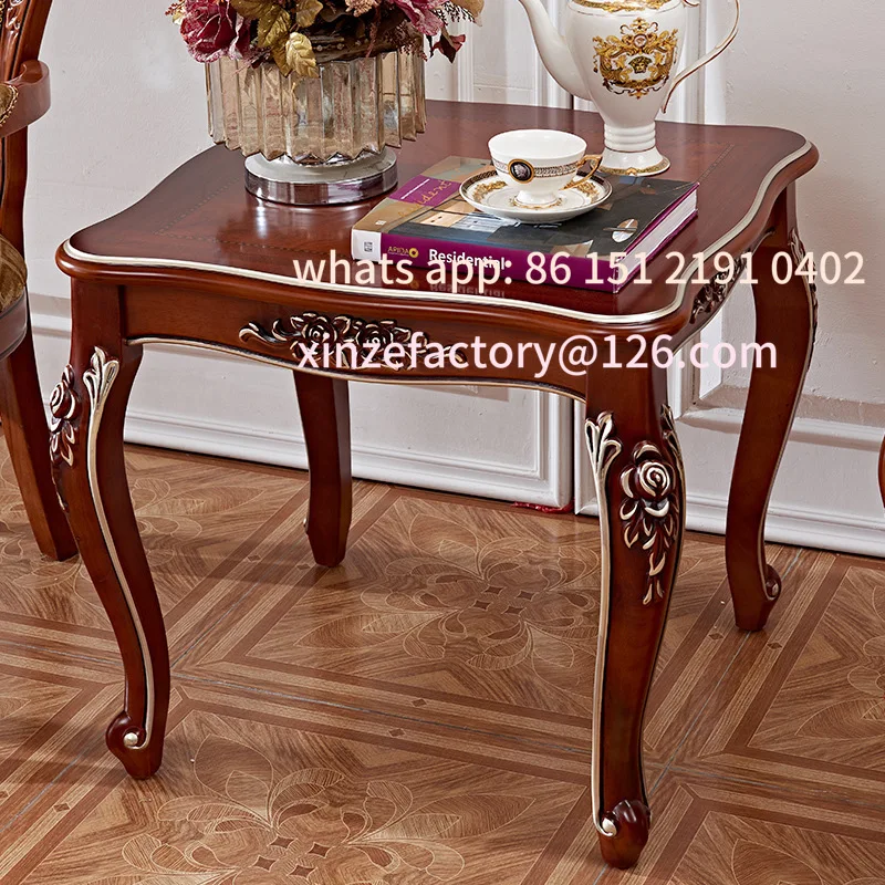 

Customizable solid wood square sofa corner