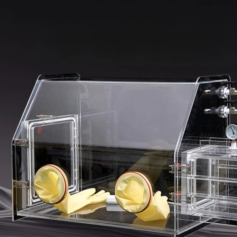 Vacuum glove box isolation, gas sealed anaerobic box