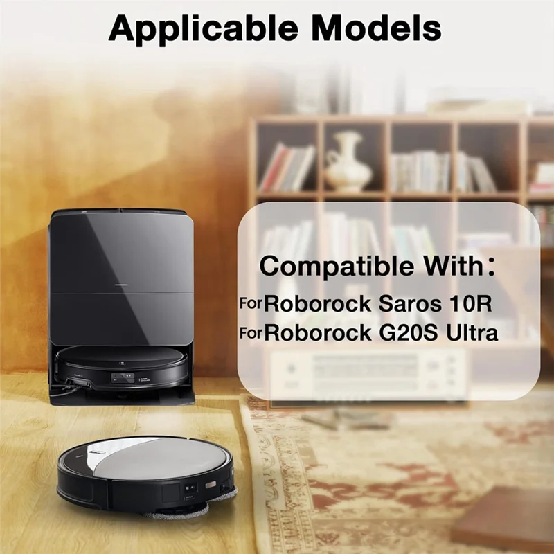 A26P Roborock Saros 10R G20s ウルトラロボット掃除機メインサイドブラシ Hepa フィルターモップ布ダストバッグ
