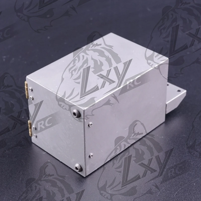 

1pcs Metal Simulation Small Toolbox for 1/14 Tamiya RC Truck SCANIA 770S R620 VOLVO BENZ Arocs MAN TGX Car Accessories