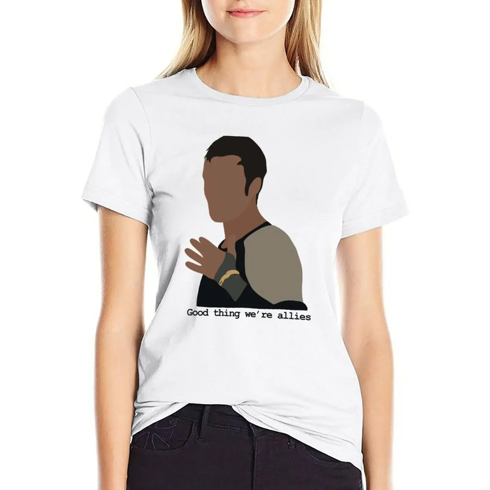 Finnick Odair T-Shirt Grappige Korte Mouw T-Shirt Koreaanse Dameskleding