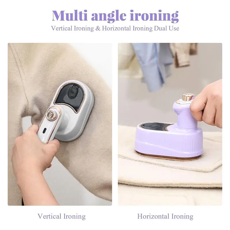 ABKR-Portable Handheld Iron, Mini Handheld Iron For Clothes, Travel Garment Steamer, Supports Dry And Wet Ironing For Home EU EU