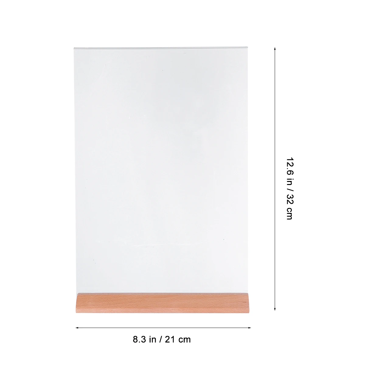 

Tabletop Easel Acrylic Dining Brand Display Stand Sign Holder Menu Holders Picture Frame