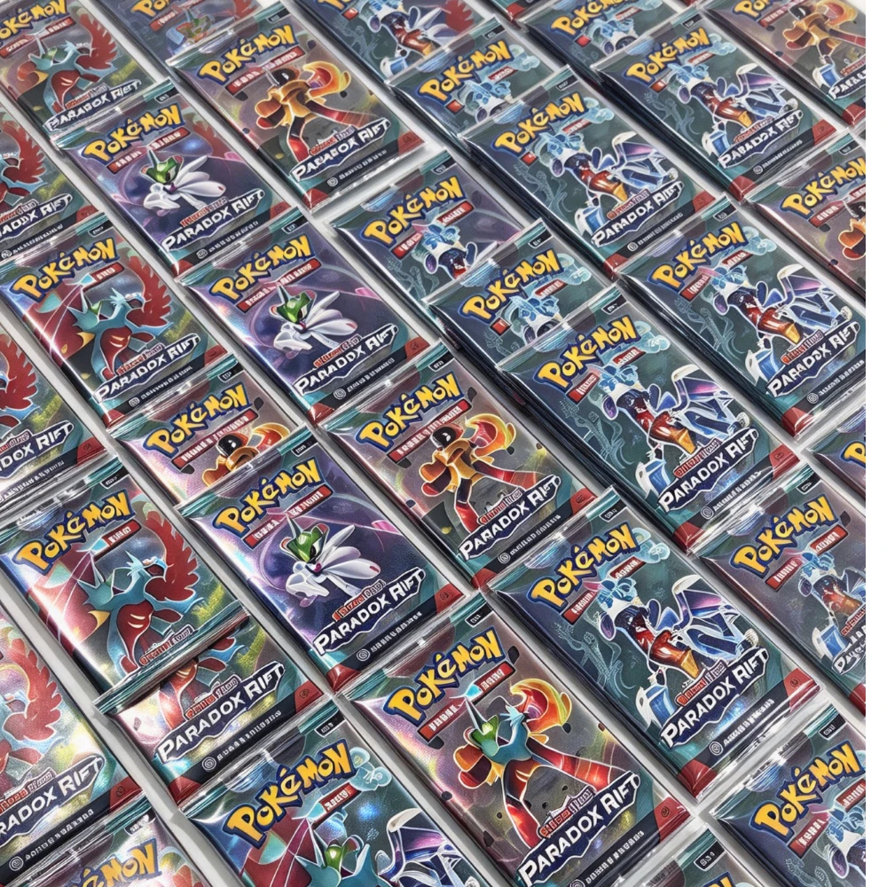 NEW 40Pcs Pokem Cards  Sealed Booster Box Scarlet Violet Paradox Rift Rare Holo Battle English Collectible Great Gift for Kids view 6