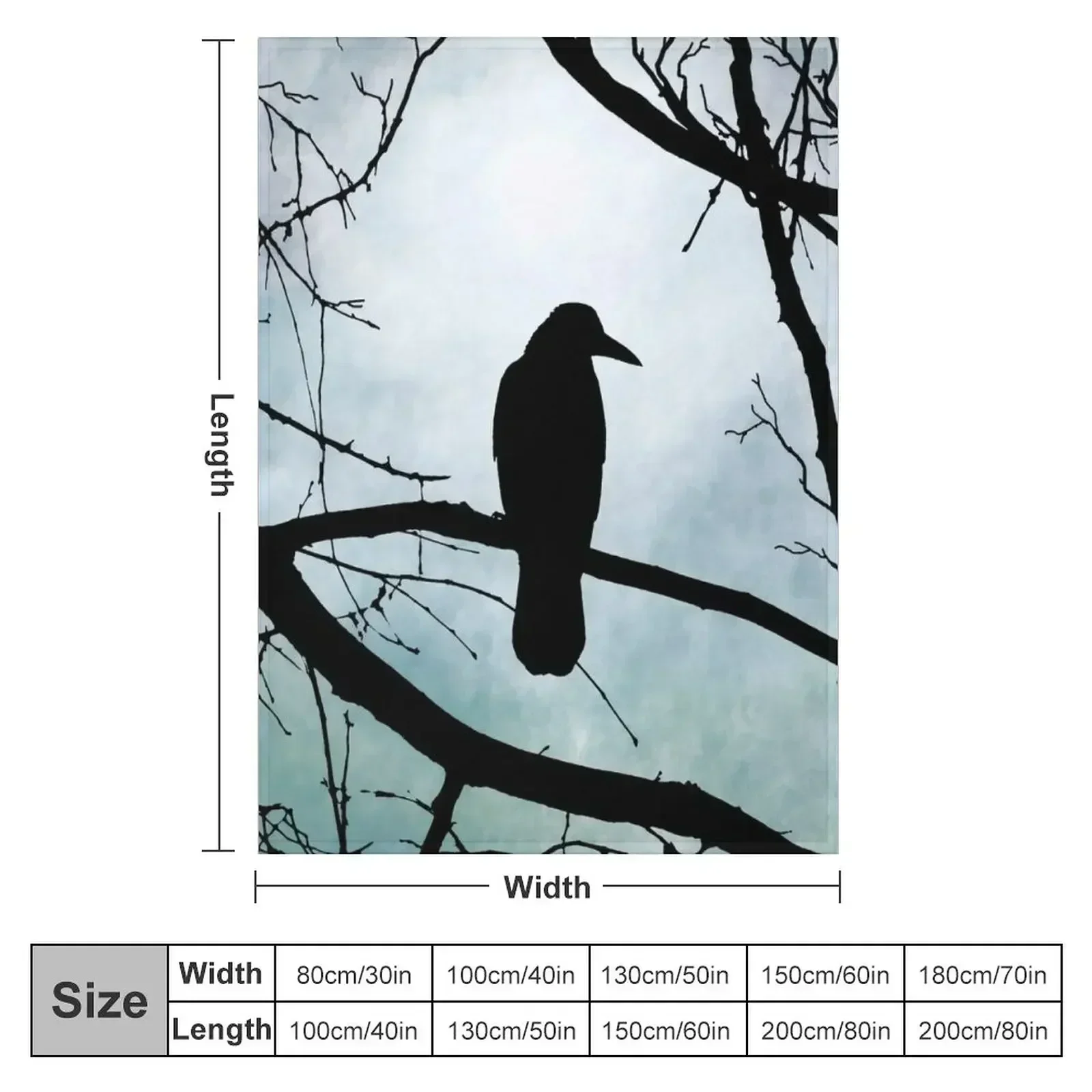 Bird 77 Crow Raven Throw Blanket cosplay anime Kid'S Large Luxury St Winter beds Sofas Blankets