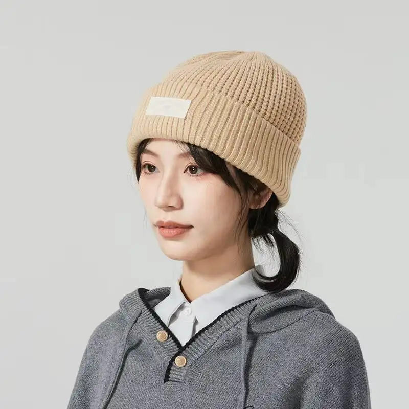

Skechers Waffle Knit Beanie Hat Winter Warm Cuffed Knitted Skull Cap for Men Women L424U087-03EK Latest model