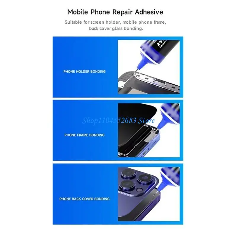 

Y6GD Quick Switching Glues Adapters For Multiple Glues Types Phone DIY Repair Tool Accessories