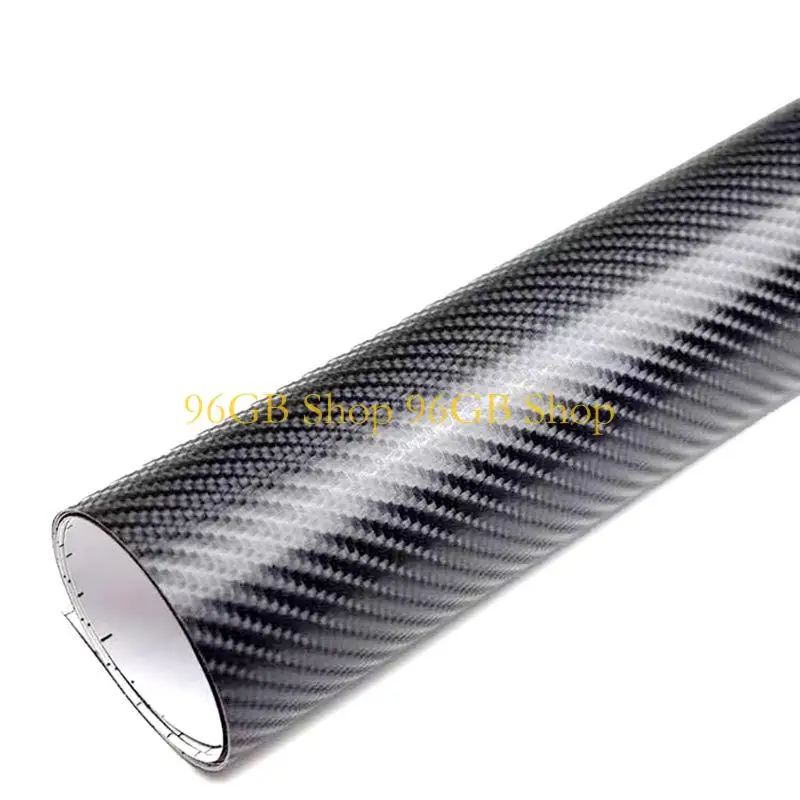 

96 ГБ пленка для автостайлинга из углеродного волокна, устойчивая к царапинам накладка, легкое нанесение против морщин,