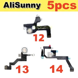 Bilashmart AliSunny 5 LED Flash Light FPC Sensor Flex Cable Repair Parts iPhone 12 mini 13 Pro Max 14 Plus