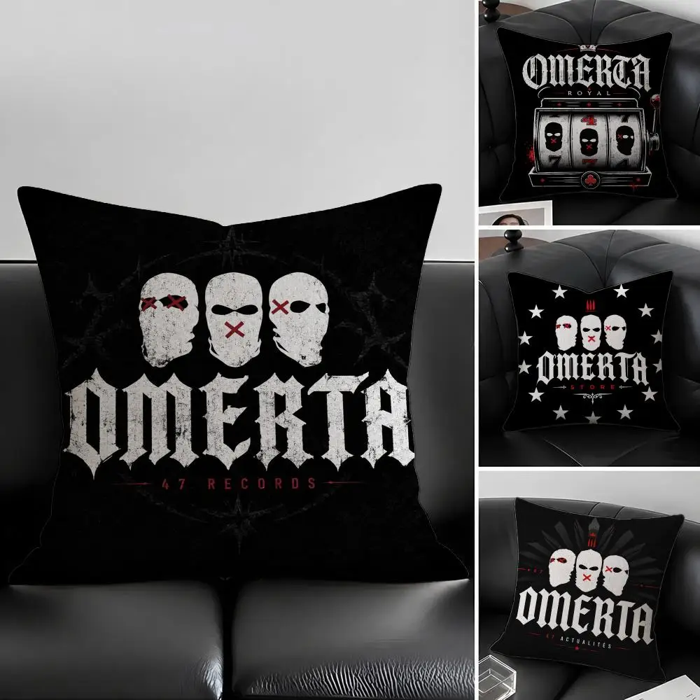 Brand Omerta Cushion Cover Natural Linen Pillowcase Set, All-in-One Decor for Sofa, Bedroom & Chair