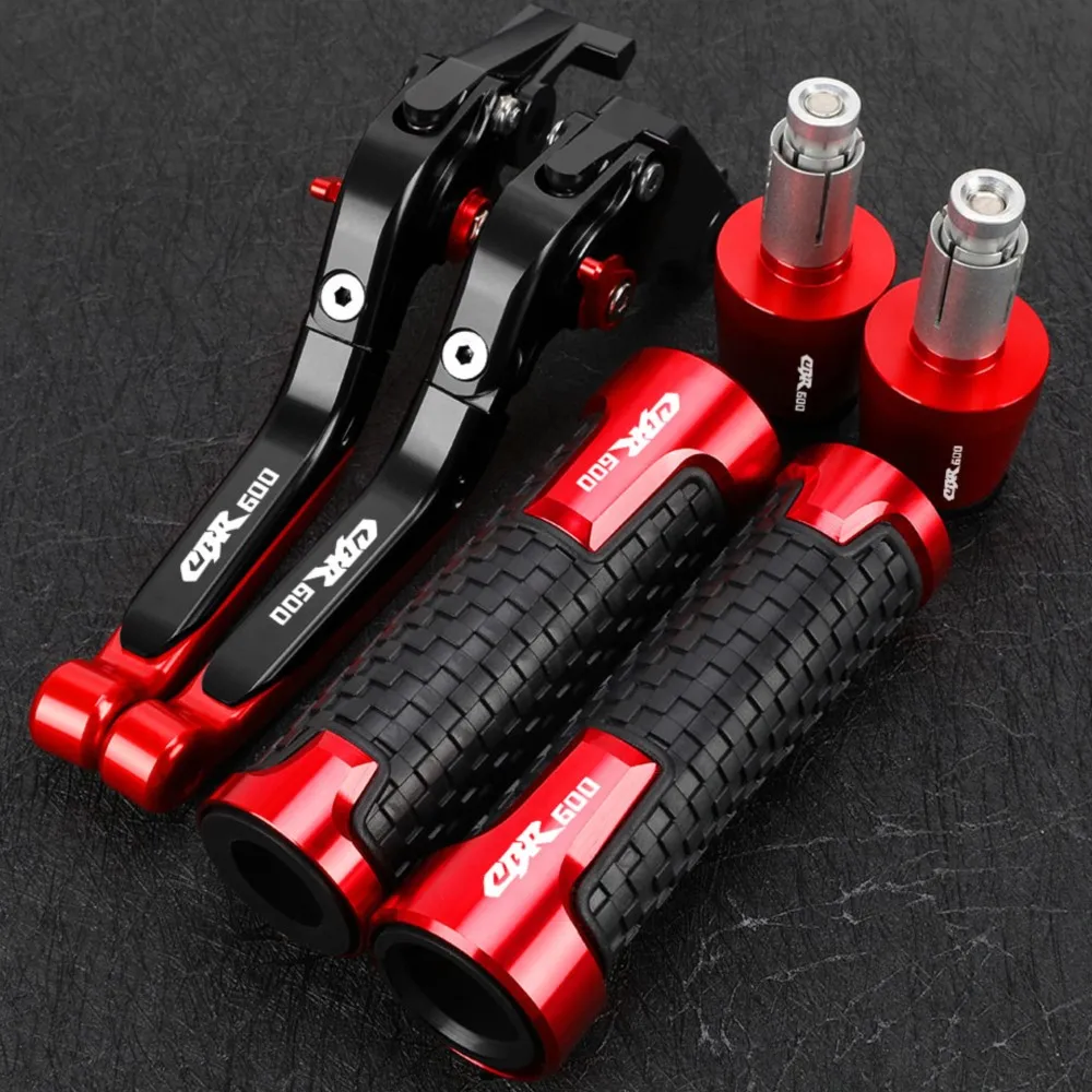 

For Honda CBR600 F2 F3 F4 F4i 1991-2007 2006 Motorcycle Accessories Folding Extendable Brake Clutch Levers Handlebar End Grips