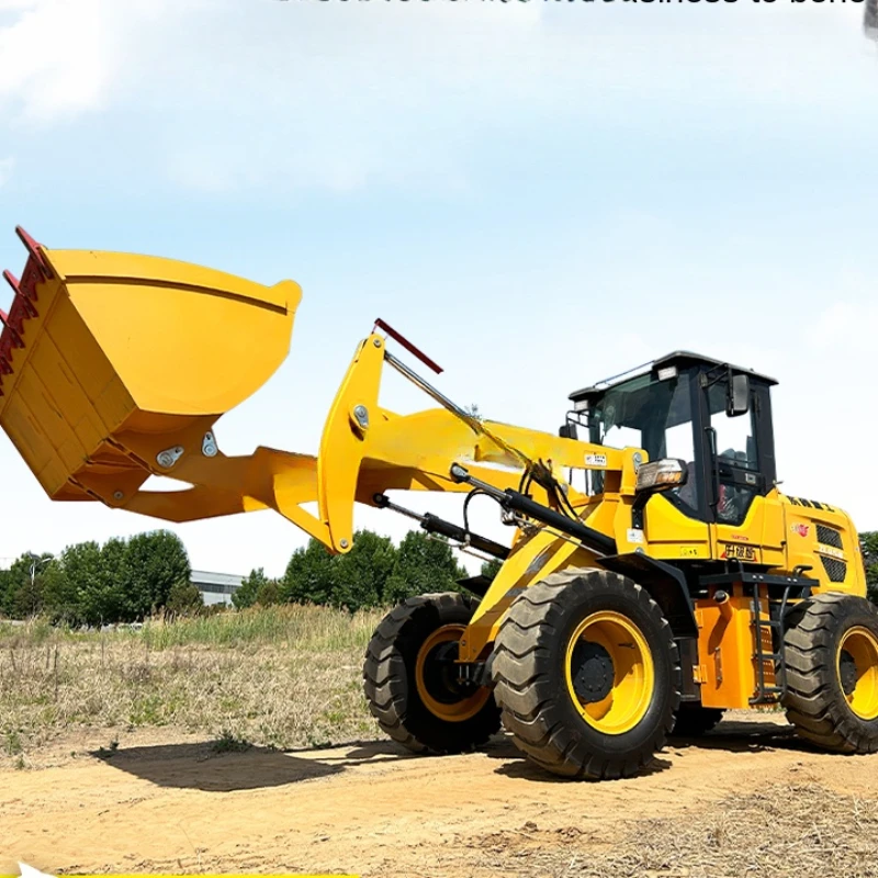 

Small forklift loader 50 four-wheel drive diesel small household 30 micro 20 farm single cylinder manure cleaning electric forkl