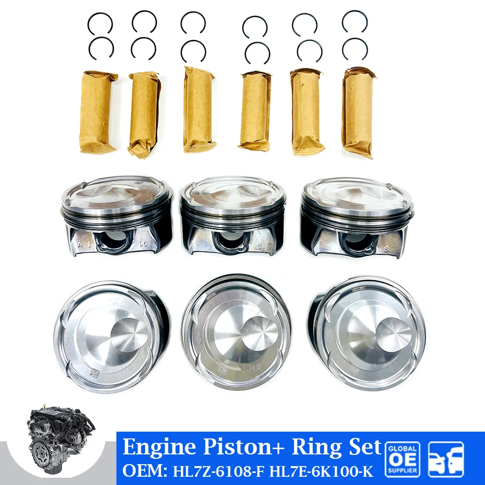 

Engine Piston Ring Set For Ford Raptor 3.5TT F150 Lincoln Navigator 3.5L V6 Car Accessories HL7Z-6108-F HL7E-6K100-K HL7Z-6108-K
