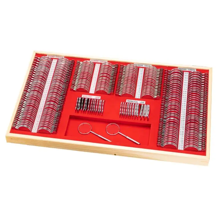 High Quality Lens Box High Quality Optometry Equipment Optical Metal Frame Prism Trial Lens Group JS-266